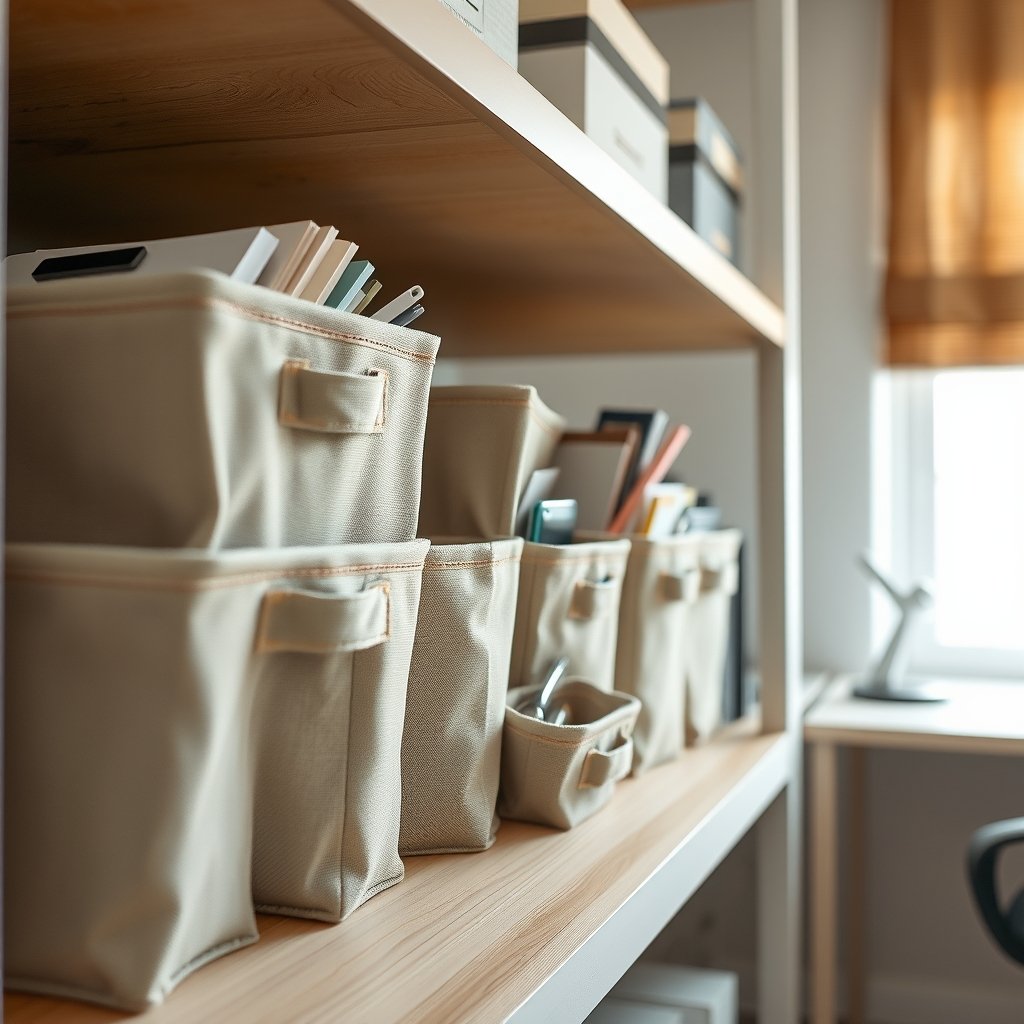 storage cubes in action