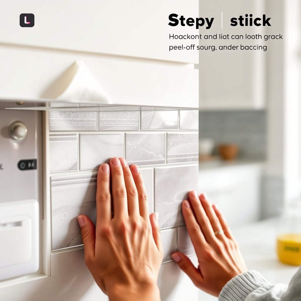 peel and stick backsplash - Illustration 2