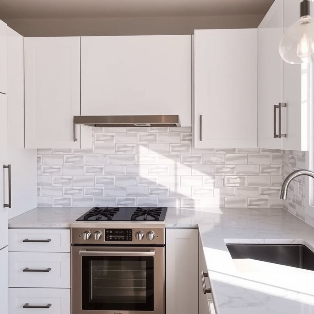 peel and stick backsplash - Illustration 1