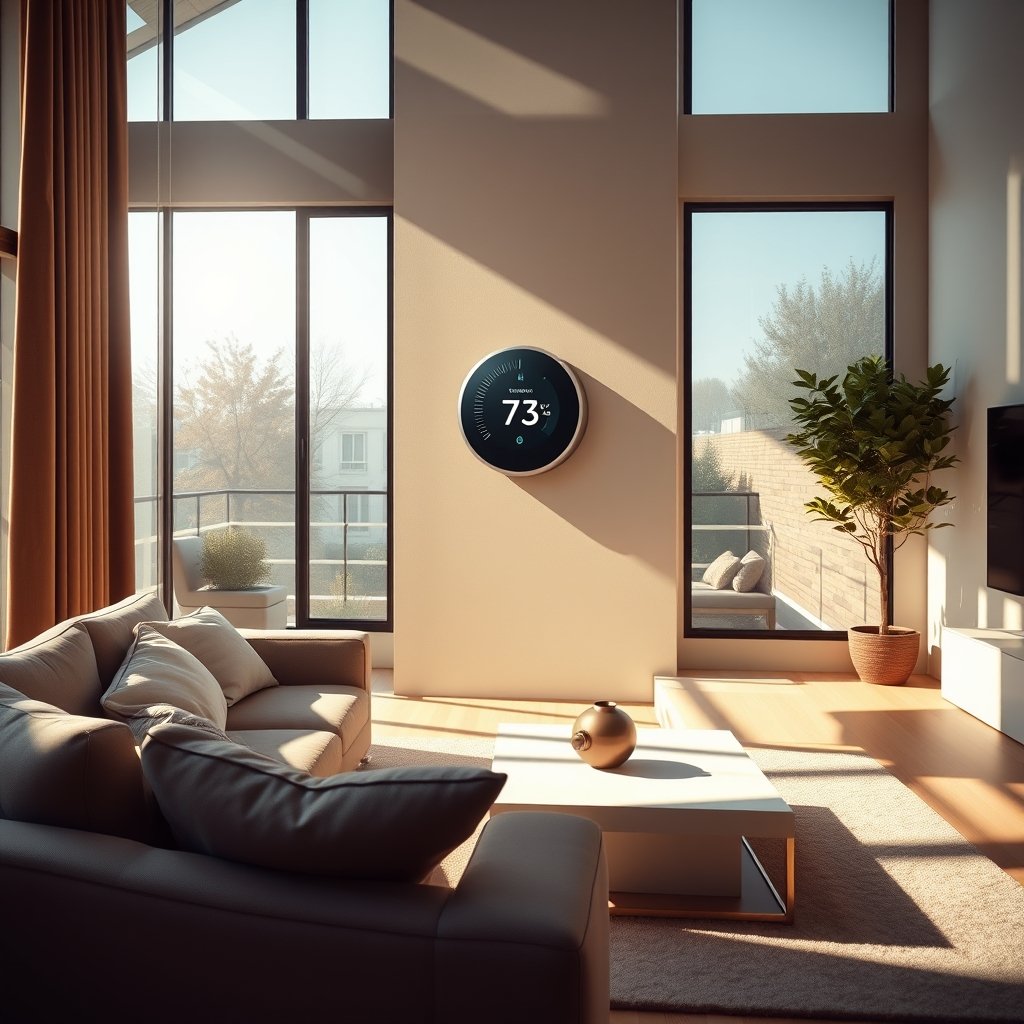smart thermostat - Illustration 1
