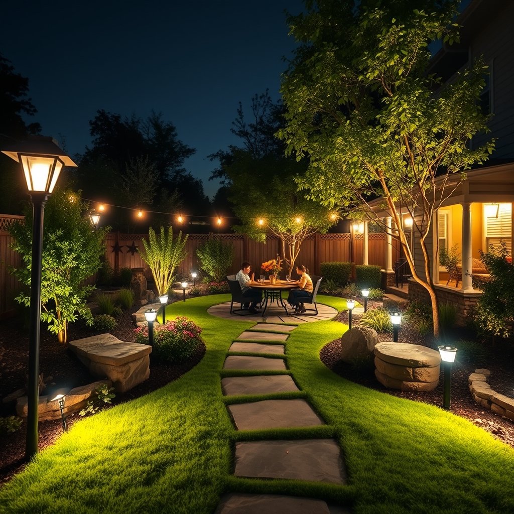 solar outdoor lights - Illustration 3