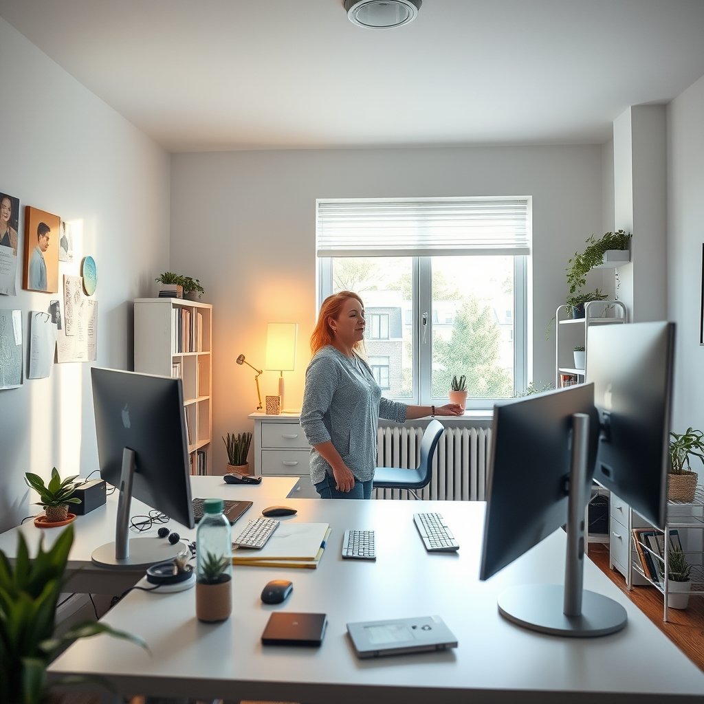 standing desk converter - Illustration 3