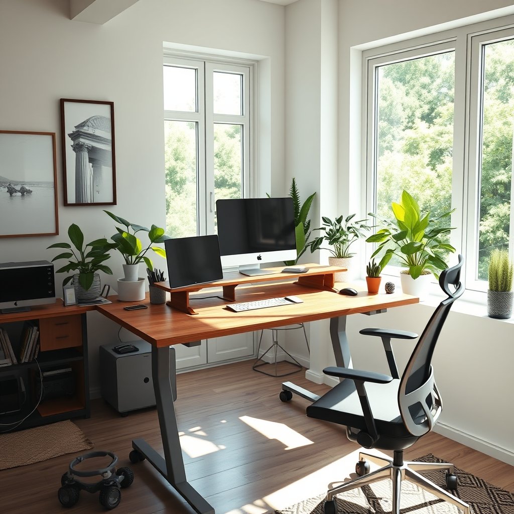 standing desk converter - Illustration 1