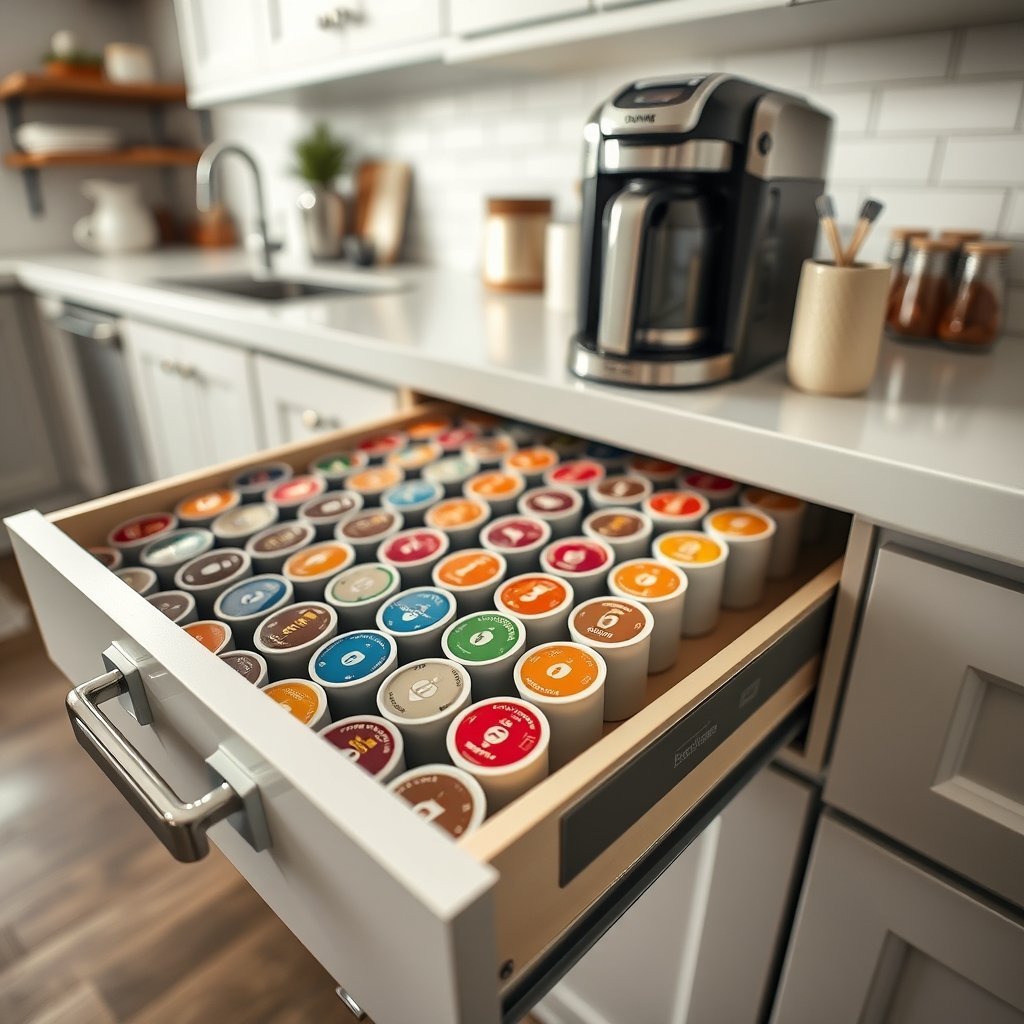 coffee drawer in action
