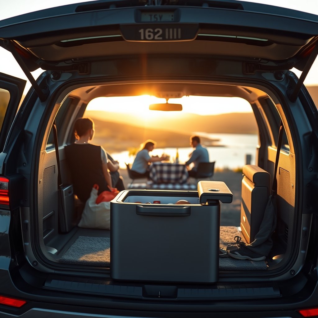 car refrigerator product view