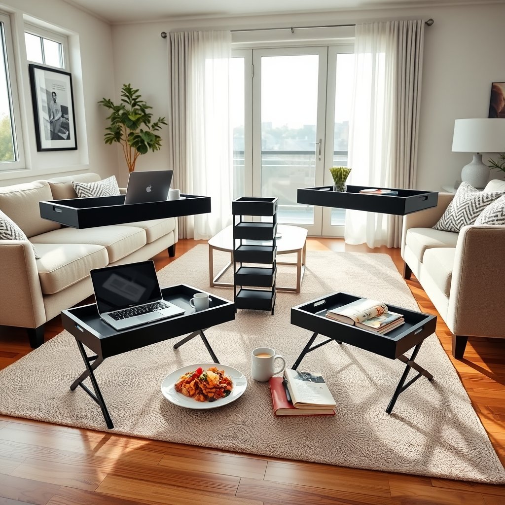 folding tray product view