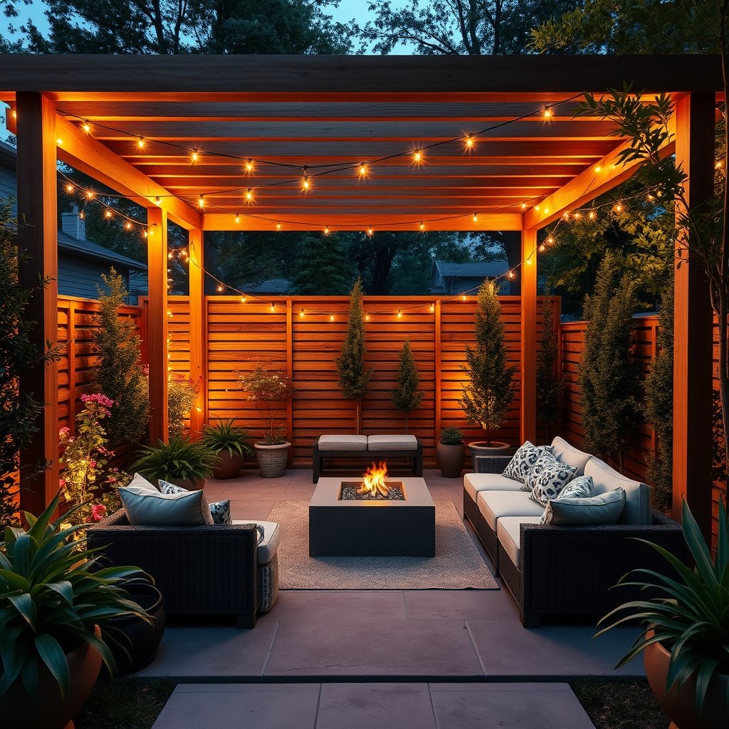 outdoor privacy screen - Illustration 3