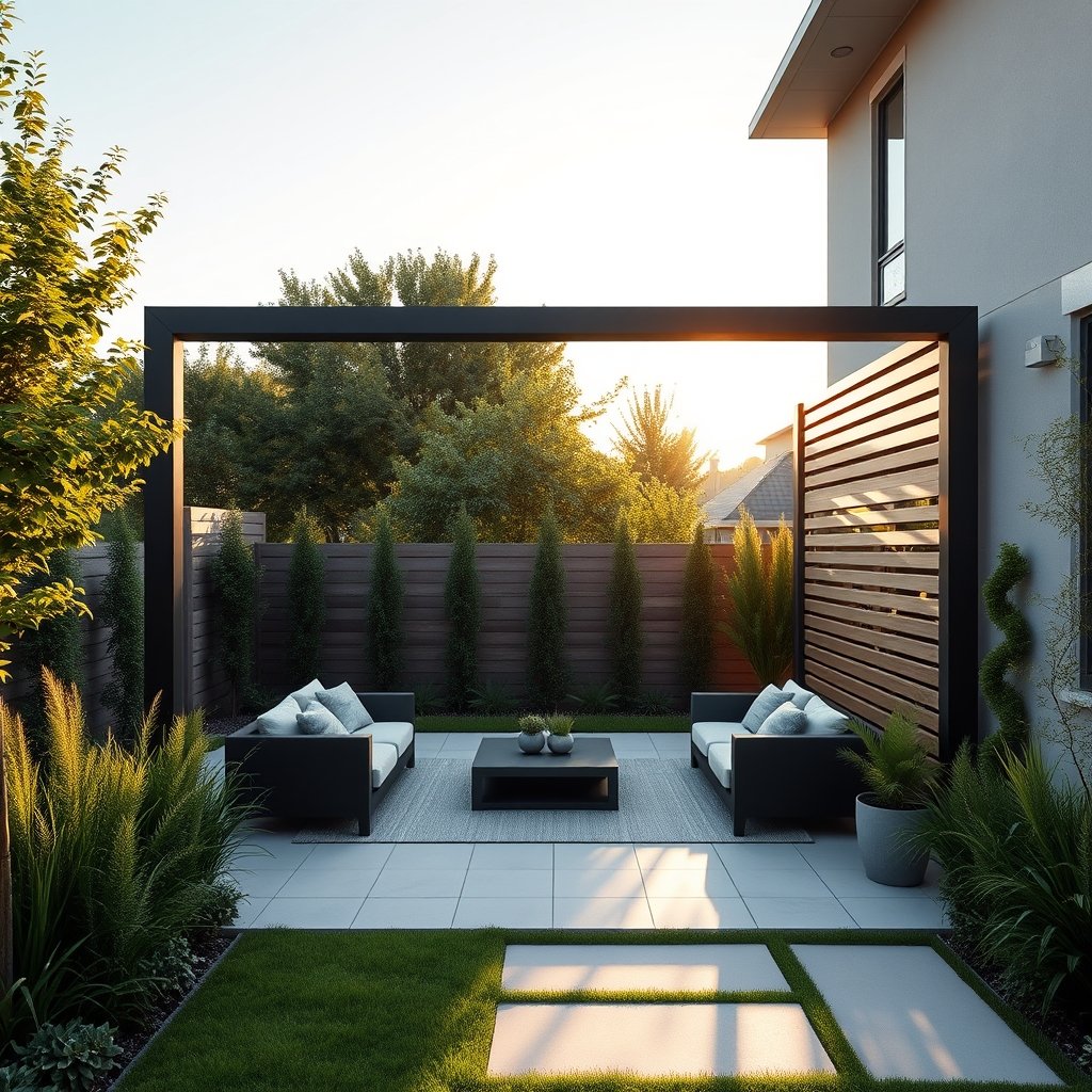 outdoor privacy screen - Illustration 1