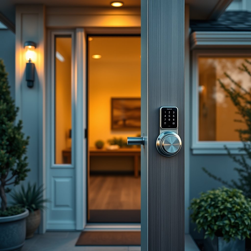 smart deadbolt product view