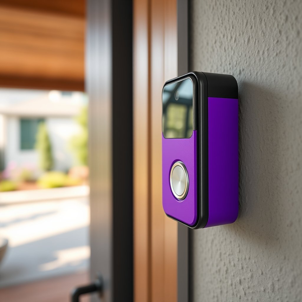 doorbell faceplate in action