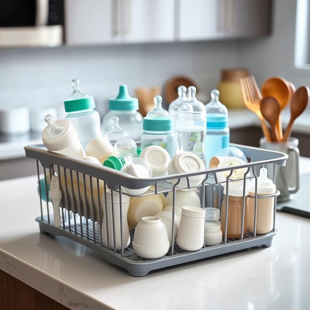 drying rack in action