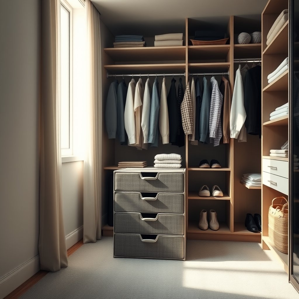 closet organizer product view