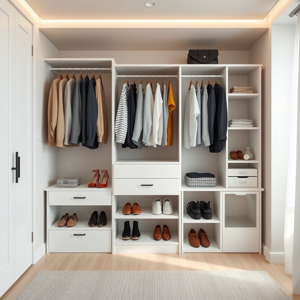 closet organizer product view