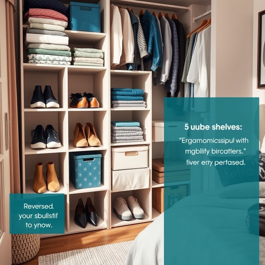 closet organizer in action